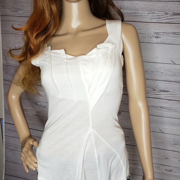 Bcbgeneration xs white tank top blouse - Picture 5 of 7
